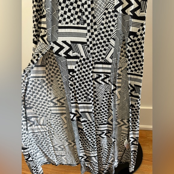 Top shop black and white patterns maxi dress - Picture 5 of 6